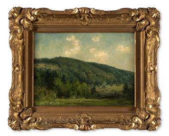 M. DEFOREST BOLMER Landscape with a Wooded Hillside.